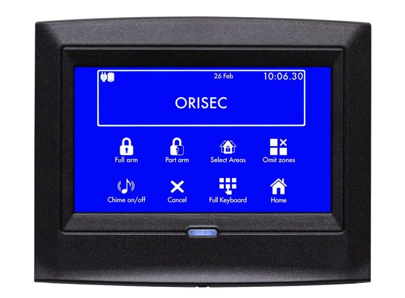 Wireless burglar alarm keypad